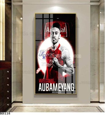 Ảnh gốc File tranh treo bóng đá BD115 (độ nét cao) in mica