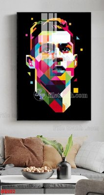 File gốc File tranh treo bóng đá BD1170 (trang trí) cho phòng khách