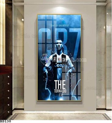 File in trần File tranh treo bóng đá BD129 (bản gốc) trời sao