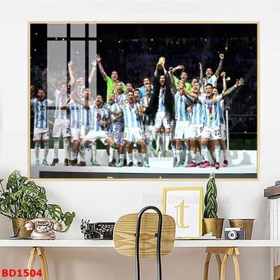 File gốc File tranh treo bóng đá BD1504 (in mica) cắt laser