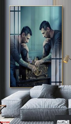 File PSD File tranh treo bóng đá BD1509 (bản gốc) cho nhà in