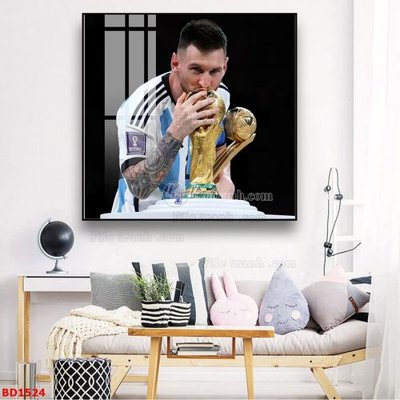 Download file gốc File tranh treo bóng đá BD1524 (in lụa) cao cấp