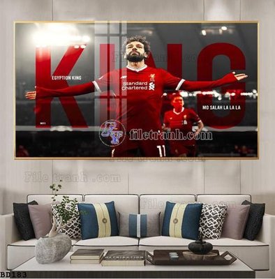 File tranh File tranh treo bóng đá BD182 (bản gốc) in lụa 5D