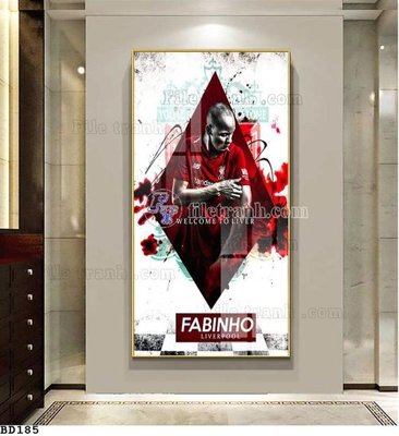 File tranh File tranh treo bóng đá BD184 (ảnh gốc) chi tiết rõ ràng