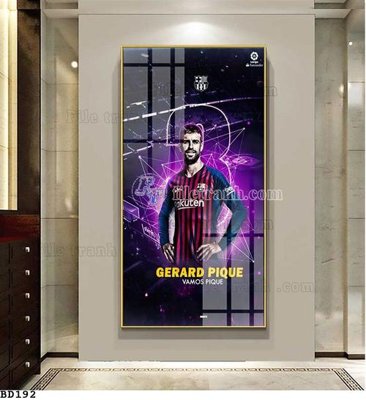 File tranh File tranh treo bóng đá BD191 (gốc) in trên kính