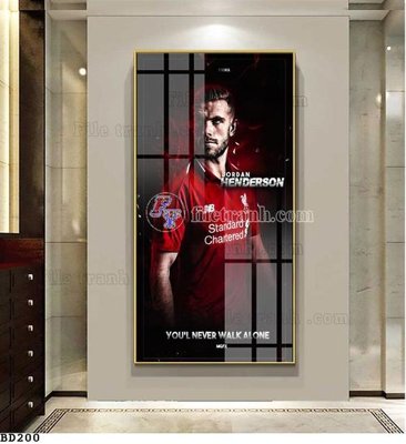 File gốc in ấn File tranh treo bóng đá BD199 chuẩn màu CMYK