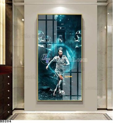 File gốc File tranh treo bóng đá BD203 (vector) cho in ấn