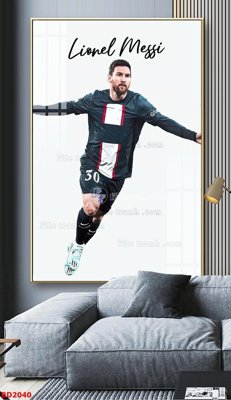 Download file gốc File tranh treo bóng đá BD2040 (in mica) logo