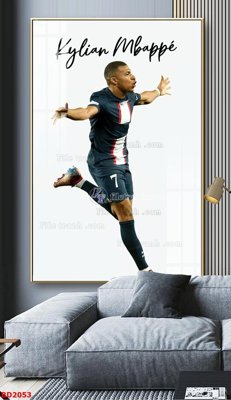 File tranh File tranh treo bóng đá BD2053 (file gốc) chuẩn màu in