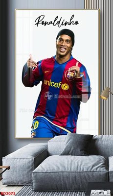 File tranh File tranh treo bóng đá BD2071 (gốc) in vải canvas