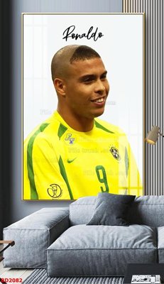 File gốc File tranh treo bóng đá BD2082 (trang trí) cho phòng khách