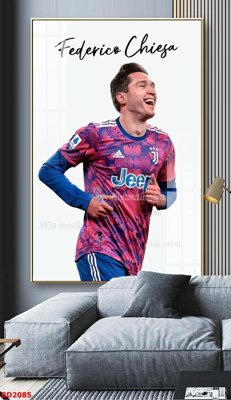 File gốc File tranh treo bóng đá BD2085 (cho in UV) siêu nét