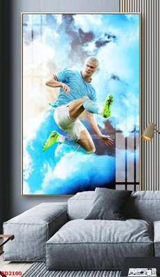 File in trần File tranh treo bóng đá BD2100 (file gốc) chủ đề vũ trụ