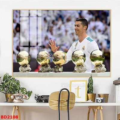 File gốc File tranh treo bóng đá BD2108 (in 3D) nghệ thuật