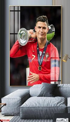 File in ấn File tranh treo bóng đá BD2109 (bản gốc) chất lượng cao