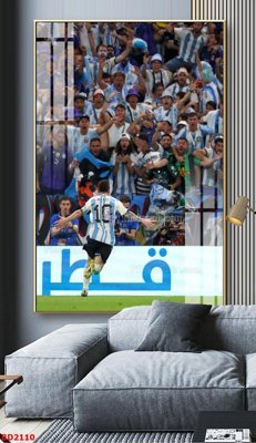 File gốc File tranh treo bóng đá BD2110 (in lụa) tranh thuận buồm