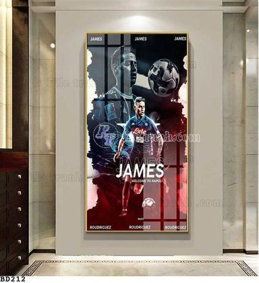 File gốc File tranh treo bóng đá BD211 (dành cho trang trí nội thất)