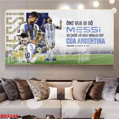 File gốc in tráng gương File tranh treo bóng đá BD2144 chi tiết