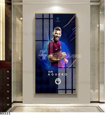 Tệp tin gốc File tranh treo bóng đá BD220 (chất lượng) File tranh treo bóng đá BD220