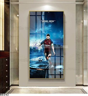 File gốc File tranh treo bóng đá BD241 (thiết kế) độc quyền