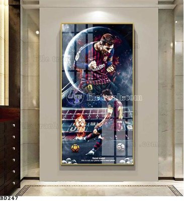 File gốc File tranh treo bóng đá BD246 (in tráng gương) ốp tường