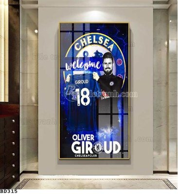 File gốc File tranh treo bóng đá BD314 (in lụa) tranh thuận buồm