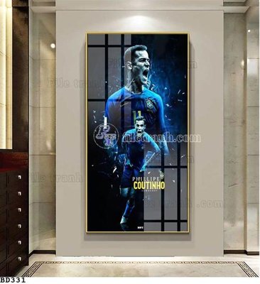 File gốc File tranh treo bóng đá BD330 (PSD/TIFF) độ phân giải cao