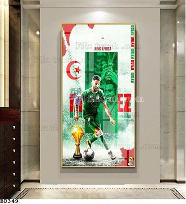 Chi tiết file gốc File tranh treo bóng đá BD348 (cho in tráng gương)