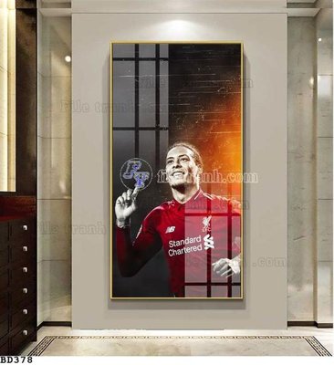 File gốc File tranh treo bóng đá BD377 (PNG) chất lượng cao