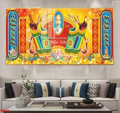 Tệp tin gốc File tranh bác hồ in ấn BH100 (dùng cho in ấn) chuyên nghiệp