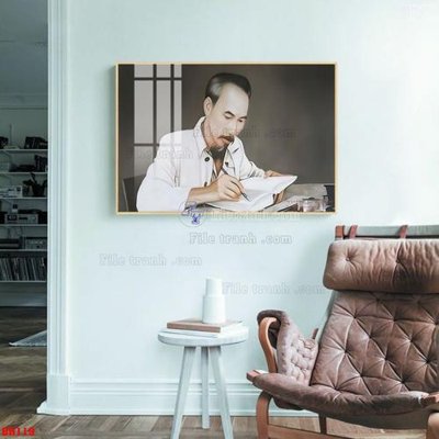 Mua file ảnh gốc File tranh bác hồ in ấn BH119 (chất lượng cao)