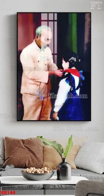 File gốc File tranh bác hồ in ấn BH144 cho in ấn và thiết kế