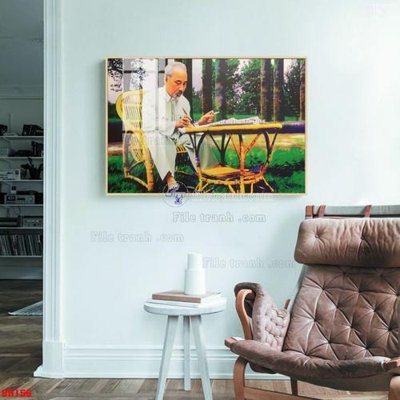 File tranh File tranh bác hồ in ấn BH156 (bản gốc) trang trí văn phòng