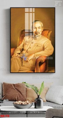 Download file gốc File tranh bác hồ in ấn BH172 (in lụa) cao cấp