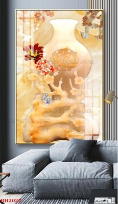 Download file File tranh bình hoa B2027 (gốc) in mica cao cấp