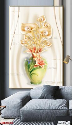 Tải file File tranh bình hoa B2033 (gốc) in ấn ngay lập tức