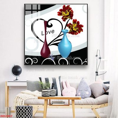 Ảnh gốc File tranh bình hoa B2067 (siêu chi tiết) để in ấn