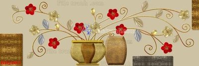 File tranh quảng cáo File tranh bình hoa B2087 (file gốc) chuyên nghiệp