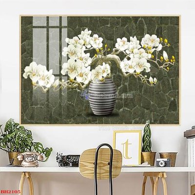 File tranh File tranh bình hoa B2105 (gốc) chủ đề con người