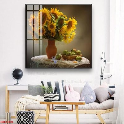 File gốc File tranh bình hoa B2109 (cho in ấn) độc quyền