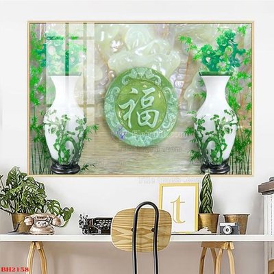 Download file gốc File tranh bình hoa B2158 (in mica) trong suốt