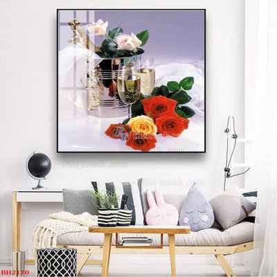 Tải file gốc File tranh bình hoa B2170 (in tráng gương) siêu đẹpFile tranh gốc File tranh bình hoa B2170 chất lượng cao