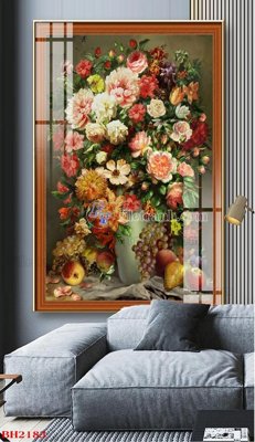 File gốc File tranh bình hoa B2183 (vector) cho in ấn