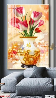 File PSD File tranh bình hoa B2259 (chất lượng in ấn)