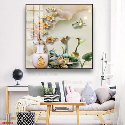 Tải file gốc File tranh bình hoa B2292 dùng cho in ấn