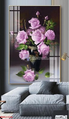 File gốc File tranh bình hoa B2324 (PNG) trong suốt (transparent)