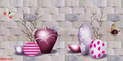 Mua file gốc File tranh bình hoa B2327 (PSD) tại Filetranh.com