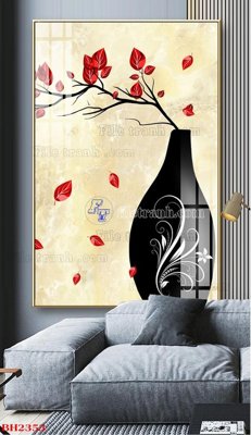 File tranh quảng cáo File tranh bình hoa B2353 (file gốc) chuyên nghiệp