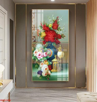 File gốc File tranh bình hoa B2356 (trang trí) phòng làm việc