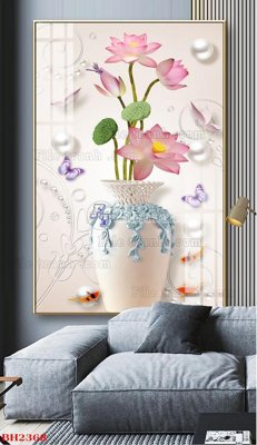 File tranh gốc File tranh bình hoa B2368 (bản quyền) Filetranh.com